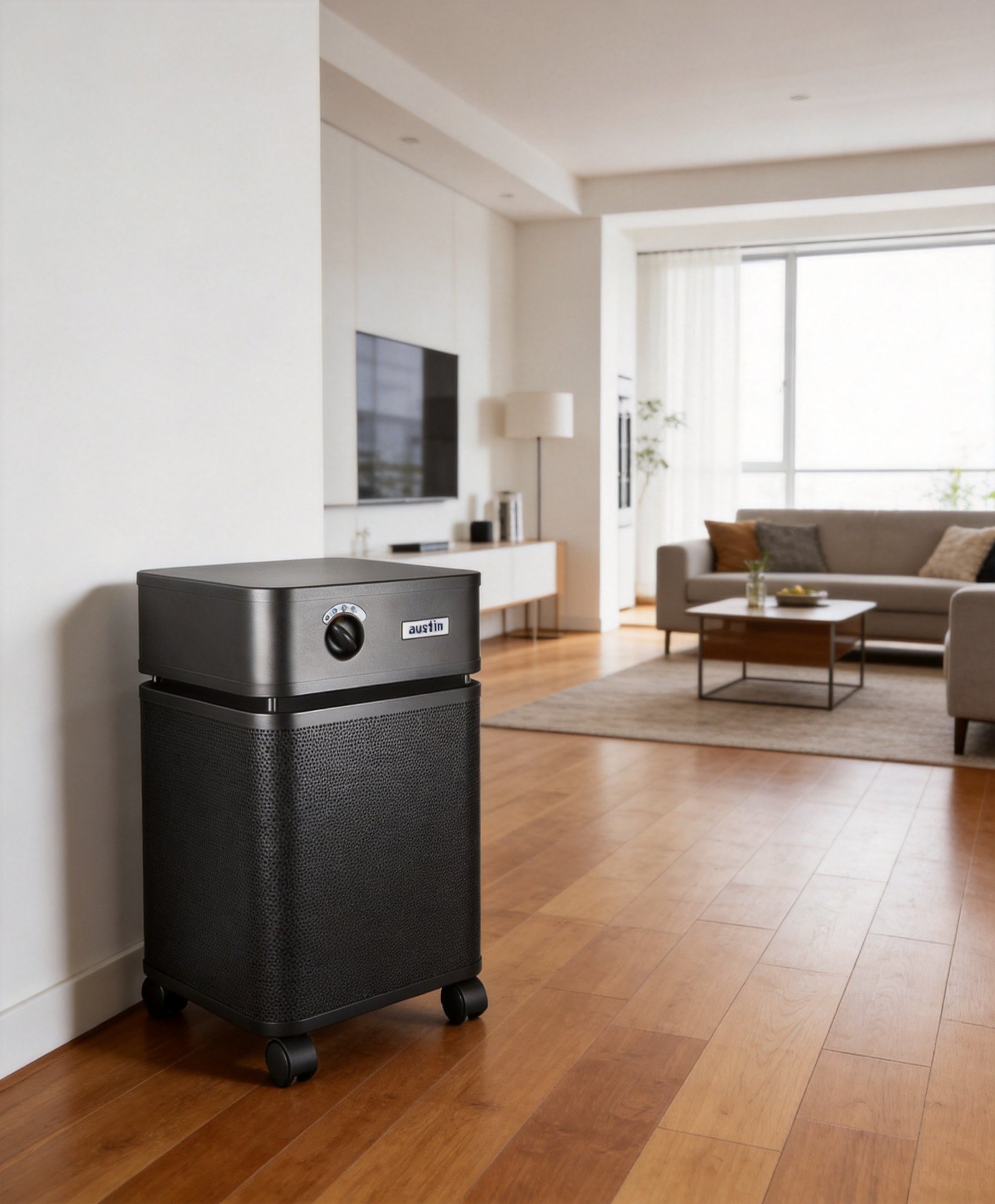 Austin Air HealthMate in a real home setting