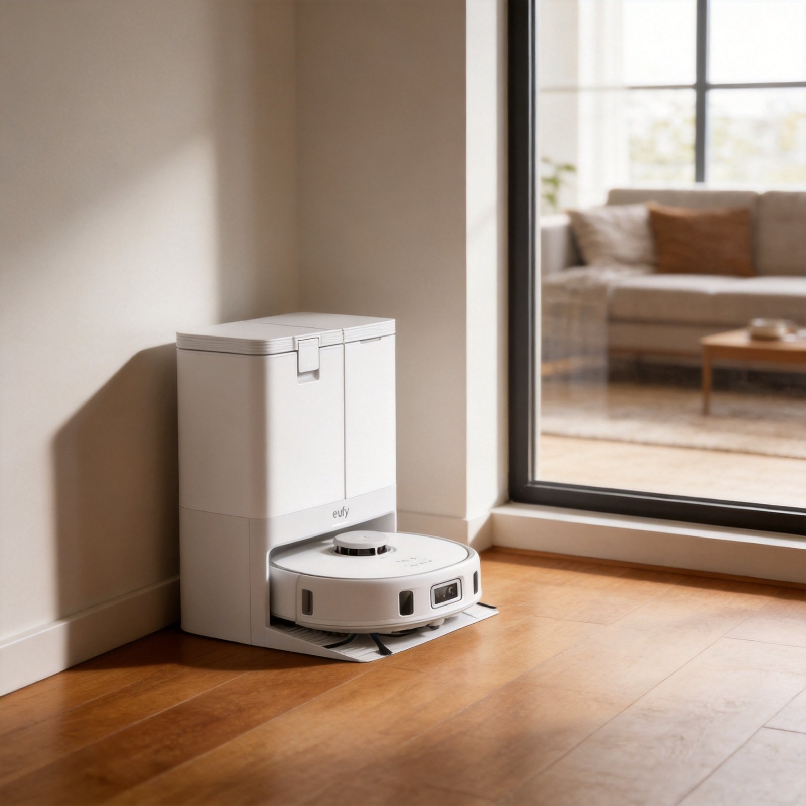 eufy X10 Pro Omni in a real home setting