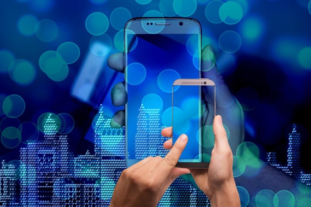 Smart home devices in a modern apartment